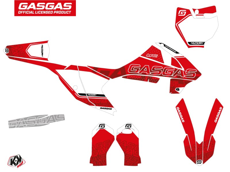 deko-set moto-cross border gasgas mc 65 rot | GASGAS | Kutvek - View 2