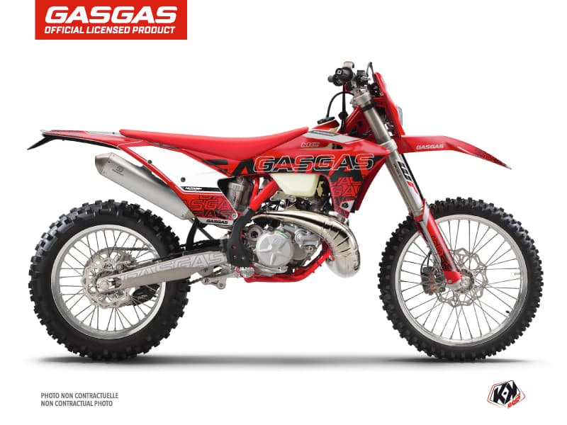 kit graphique motocross gasgas ec border noir  