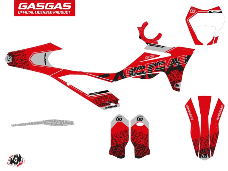 kit graphique motocross gasgas ec border noir | GASGAS | Kutvek - View 2