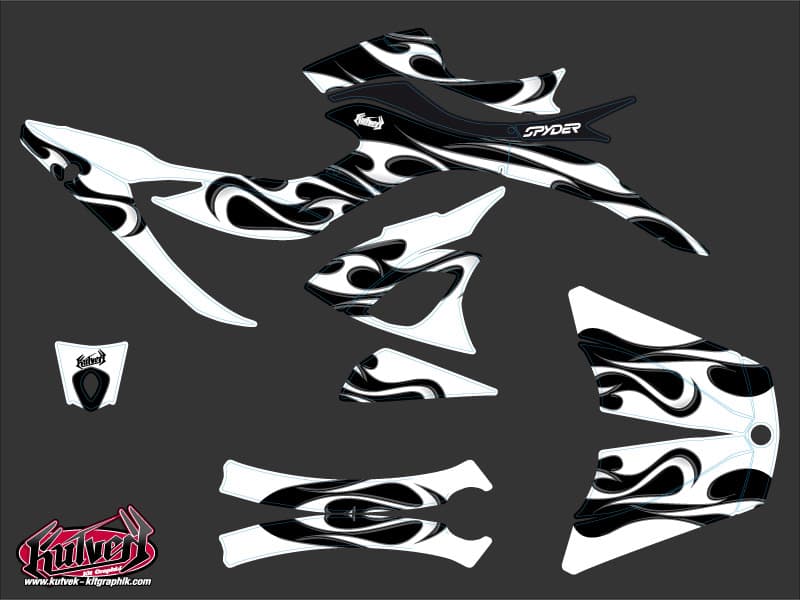 kit graphique  burn gris hybride can-am spyder rs | Can am | Kutvek - View 2