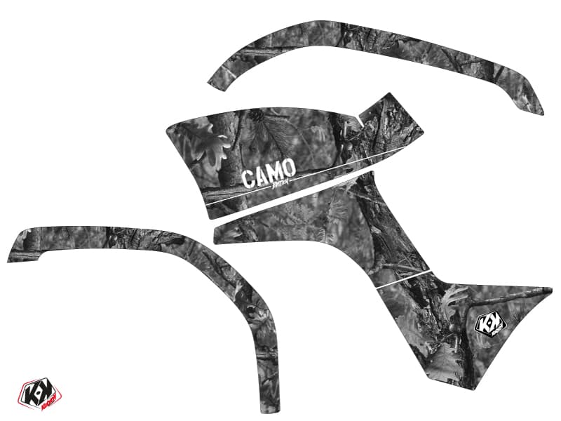kit graphique quad yamaha grizzly 125 camo gris | Yamaha | Kutvek - View 2