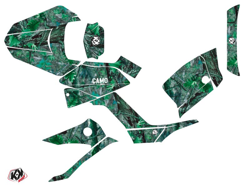 Kit graphique Quad Camo Kymco 250 MXU Vert | Kymko | Kutvek - View 2