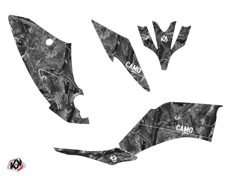 Kit graphique Quad Camo Yamaha 250 Raptor Gris | Yamaha | Kutvek - View 2
