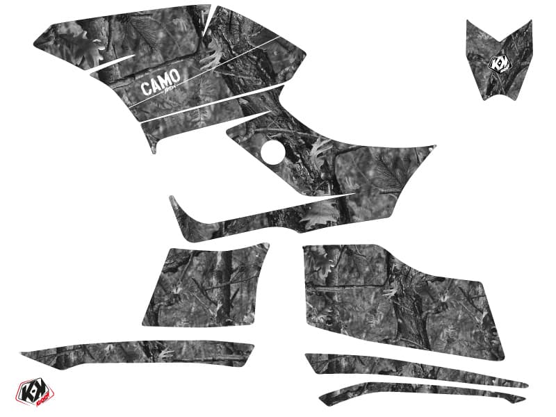 Kit graphique Quad Camo Yamaha 300 Grizzly Gris | Yamaha | Kutvek - View 2