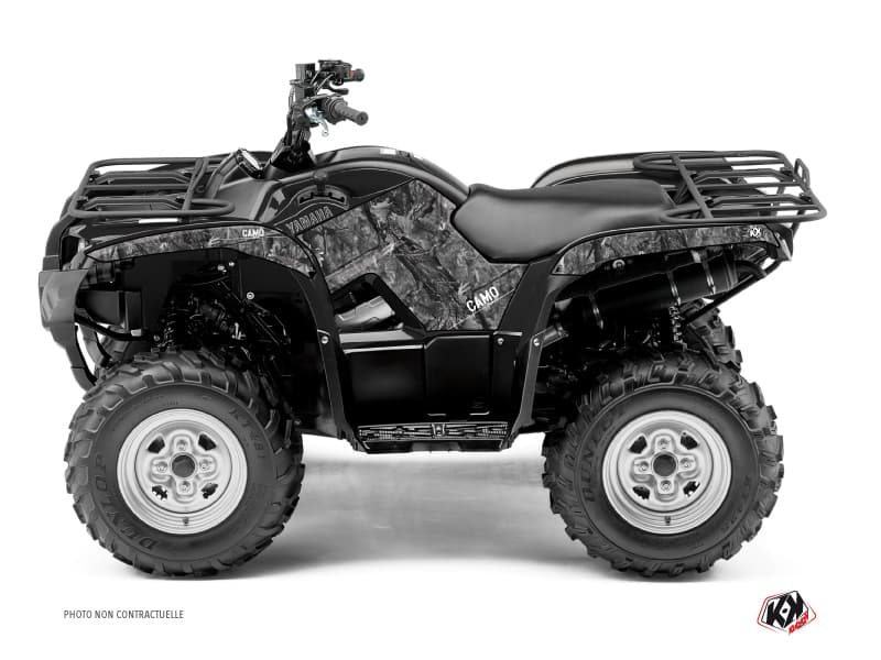 kit graphique quad yamaha grizzly 350 camo gris  