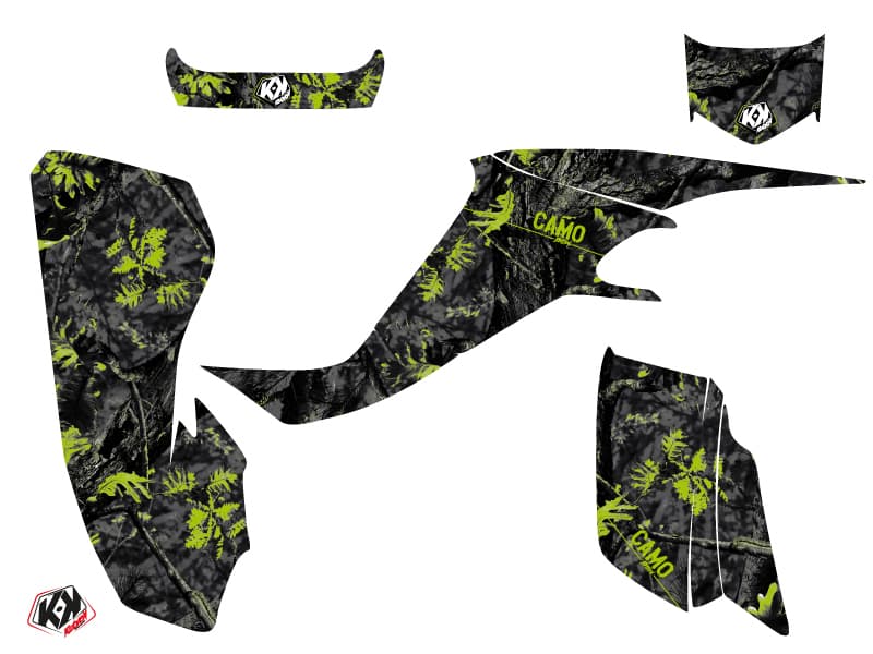 kit decorativo quad camo kawasaki 400 kfx nero verde | Kawasaki | Kutvek - View 2