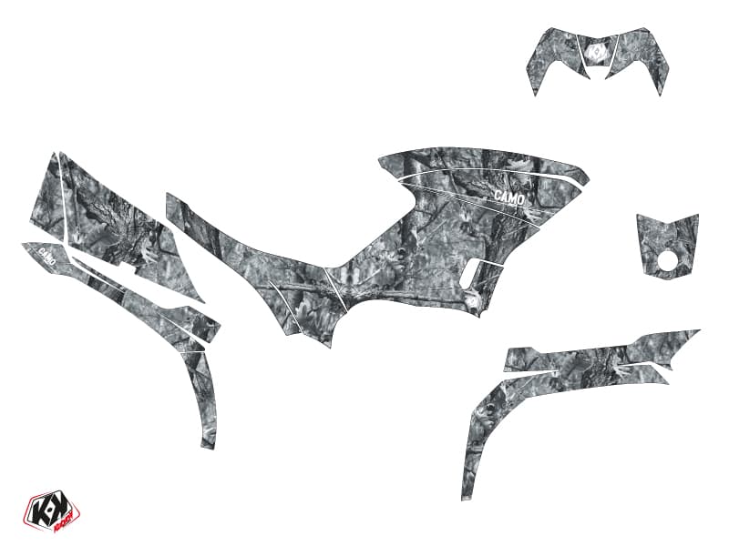 Kit graphique Quad Camo Yamaha 450 Kodiak Gris | Yamaha | Kutvek - View 2