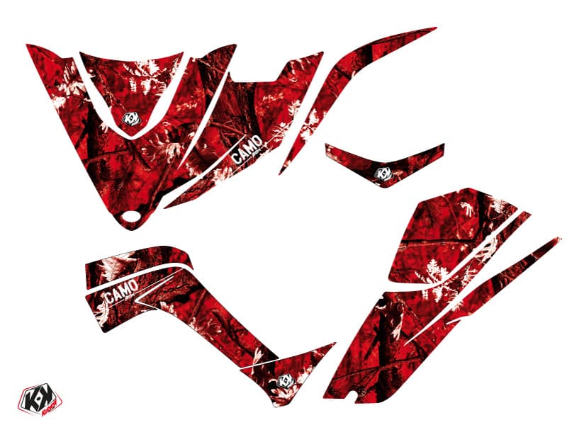 Kymco 450 MAXXER ATV Camo Graphic Kit Red | Kymko | Kutvek - View 2