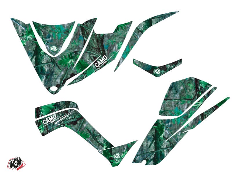 atv kymco maxxer 450 camo green  graphic kit | Kymko | Kutvek - View 2