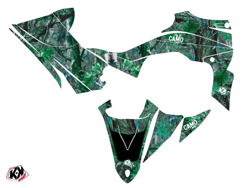 Yamaha 450 YFZ R ATV Camo Graphic Kit Green | Yamaha | Kutvek - View 2
