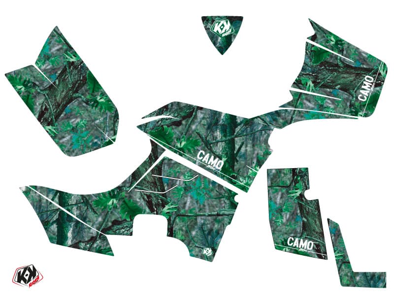 kit graphique quad kymco mxu 550 ex camo vert | Kymko | Kutvek - View 2
