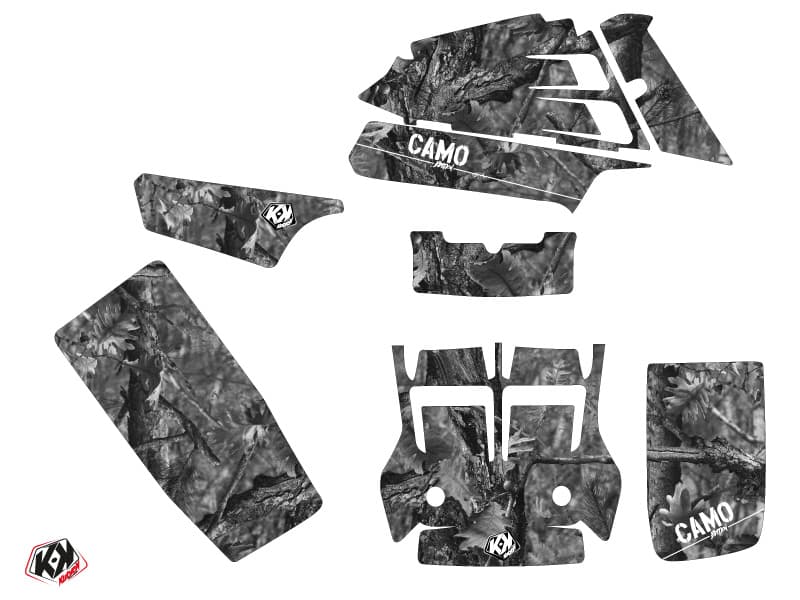 kit graphique quad yamaha banshee camo gris | Yamaha | Kutvek - View 2