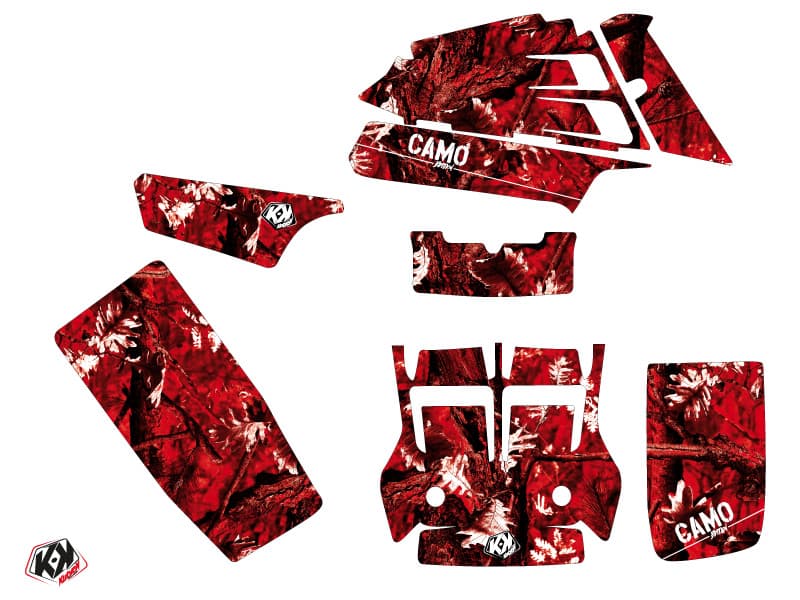 Kit graphique Quad Camo Yamaha 660 Raptor Gris | Yamaha | Kutvek - View 2