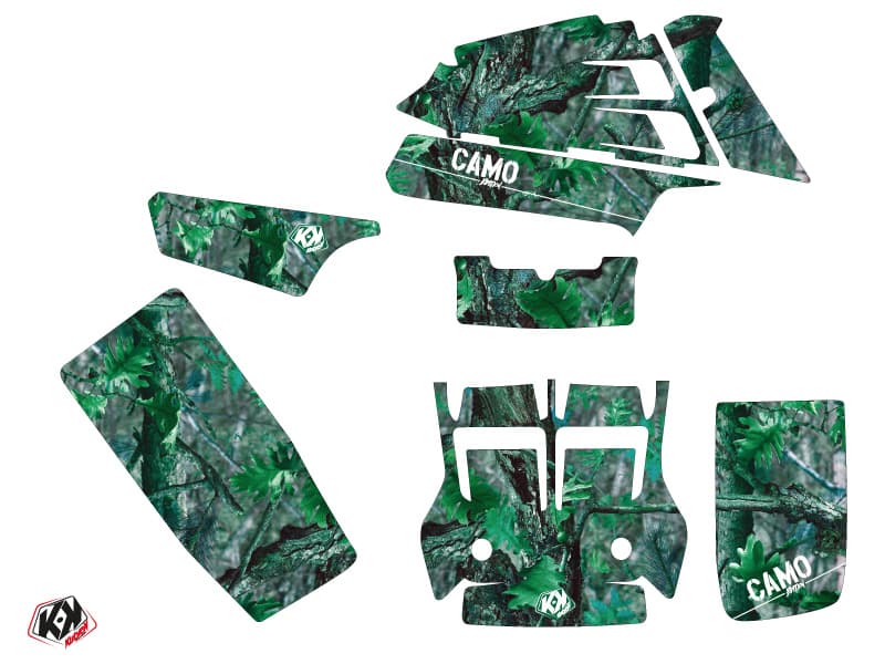 kit graphique quad yamaha banshee camo vert | Yamaha | Kutvek - View 2