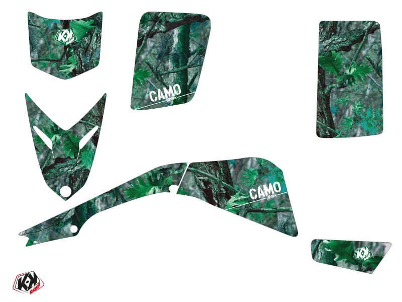 Kit graphique Quad Camo Yamaha Blaster Vert | Yamaha | Kutvek - View 2