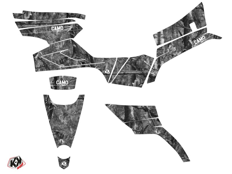 atv cf moto cforce 520 s camo grey  graphic kit | CF Moto | Kutvek - View 2