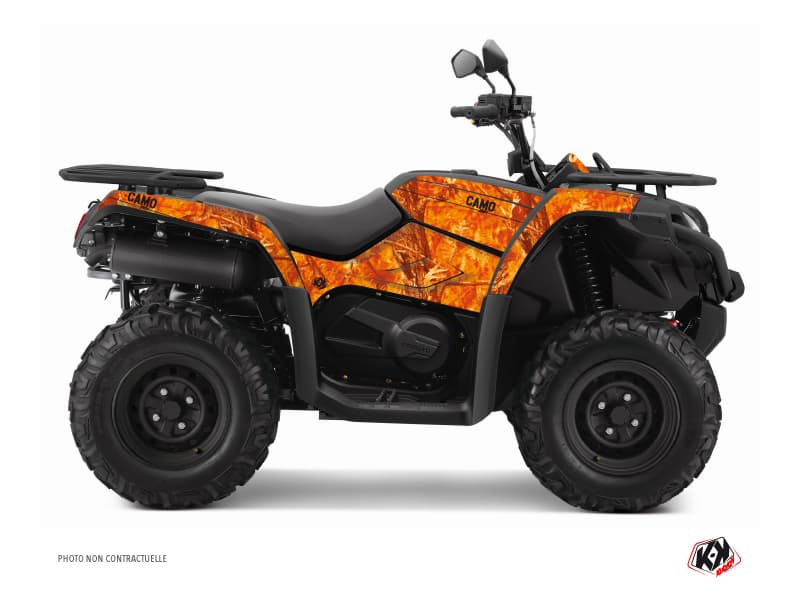 Kit graphique Quad Camo CF MOTO CFORCE 520 S Orange