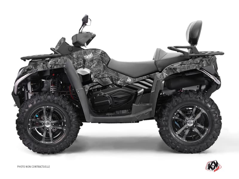 kit graphique quad cf moto cforce 800 s camo gris  