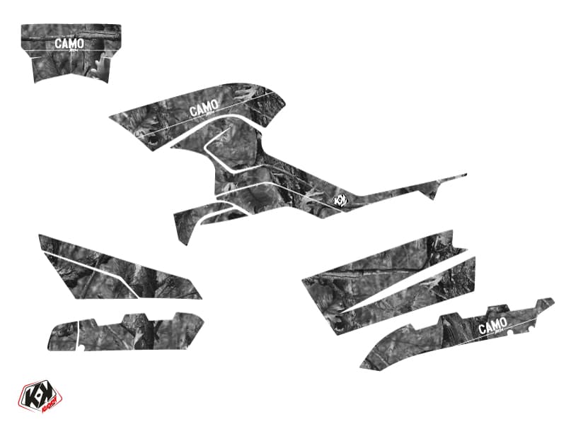 kit graphique quad cf moto cforce 800 s camo gris | CF Moto | Kutvek - View 2