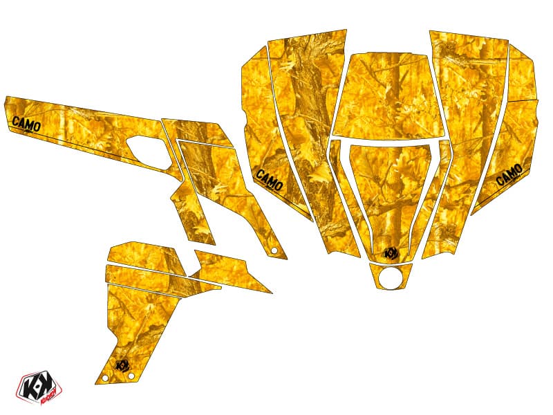 kit graphique ssv can-am commander camo jaune | Can am | Kutvek - View 2