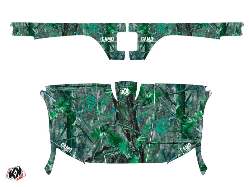 kit de decoración ssv yamaha rhino camo verde | Yamaha | Kutvek - View 2