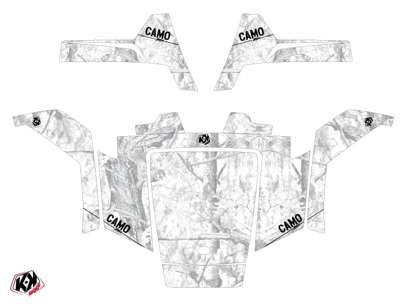 kit graphique ssv polaris rzr 170 camo blanc | Polaris | Kutvek - View 2