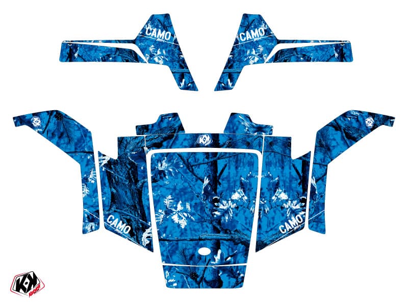 kit graphique ssv polaris rzr 170 camo bleu | Polaris | Kutvek - View 2