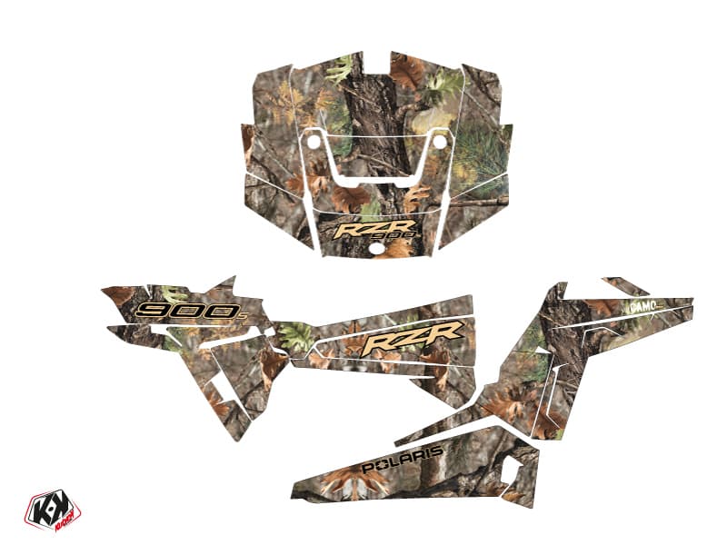 kit graphique ssv polaris rzr s 900 camo colors | Polaris | Kutvek - View 2
