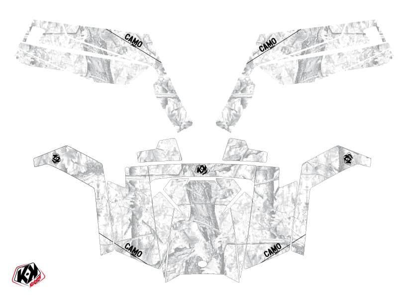 Kit graphique SSV Camo Polaris RZR 900 XP Blanc | Polaris | Kutvek - View 2