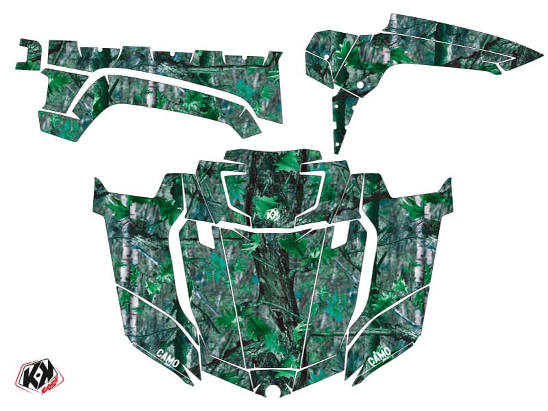Kit graphique SSV Camo Yamaha Viking Vert | Yamaha | Kutvek - View 2