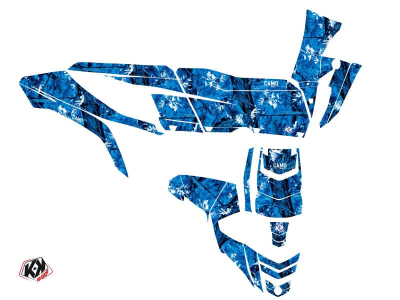 kit graphique ssv yamaha yxz 1000 r camo bleu | Yamaha | Kutvek - View 2
