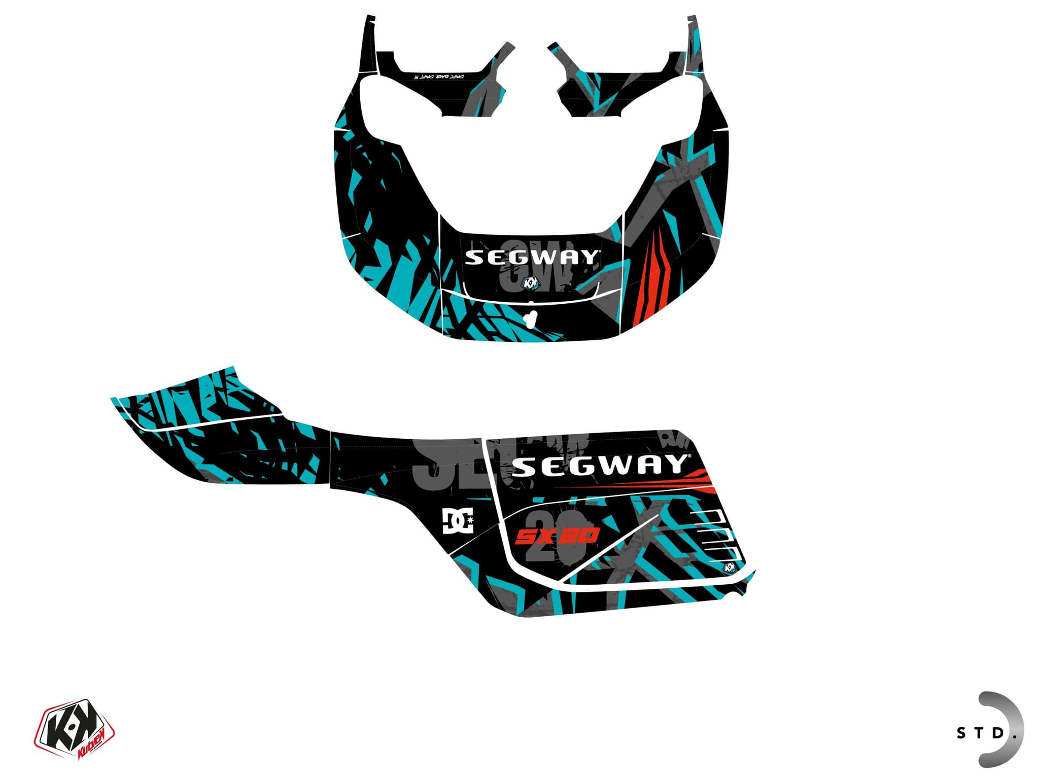 kit de decoración carson negro ssv segway super villain sx20 | Segway | Kutvek - View 2