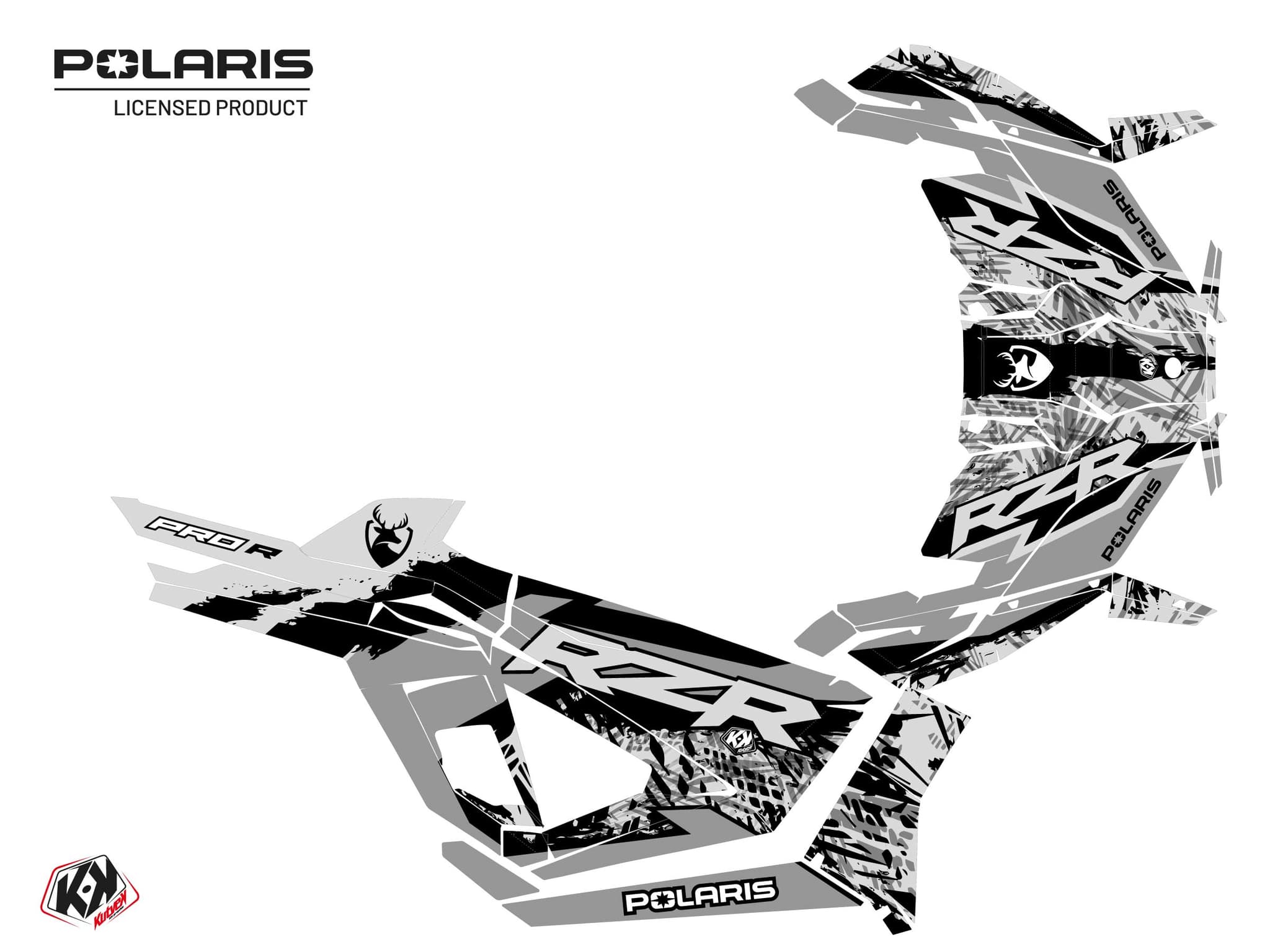 kit graphique ssv polaris rzr pro r  ultimate chaser noir | Polaris | Kutvek - View 2