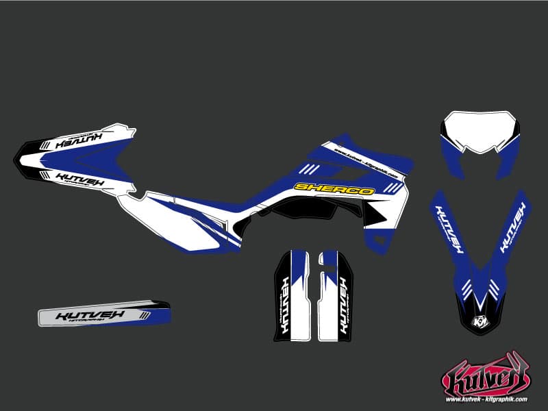 kit graphique motocross sherco sef 250 factory chrono | Sherco | Kutvek - View 2