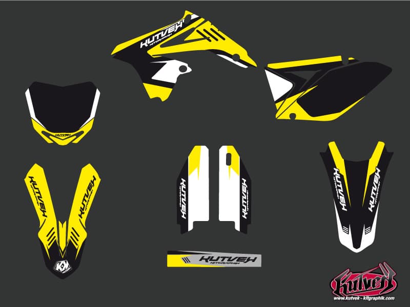 deko-set moto-cross chrono suzuki 250 rmz schwarz | Suzuki | Kutvek - View 2