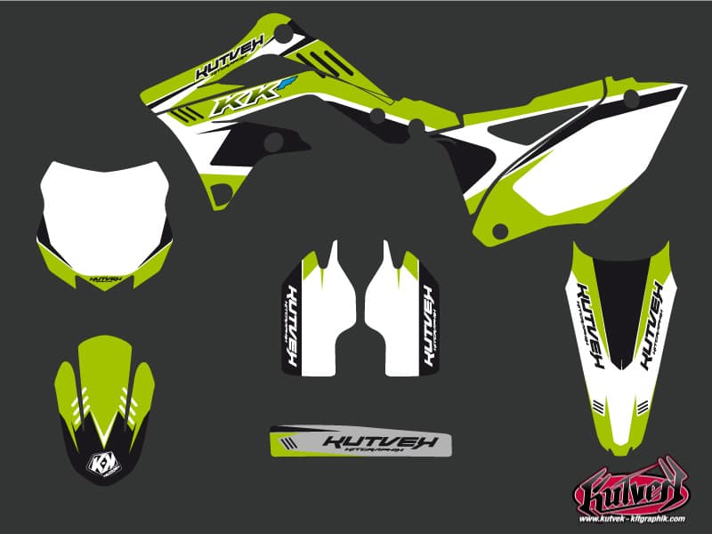 deko-set moto-cross chrono kawasaki 450 kxf schwarz | Kawasaki | Kutvek - View 2