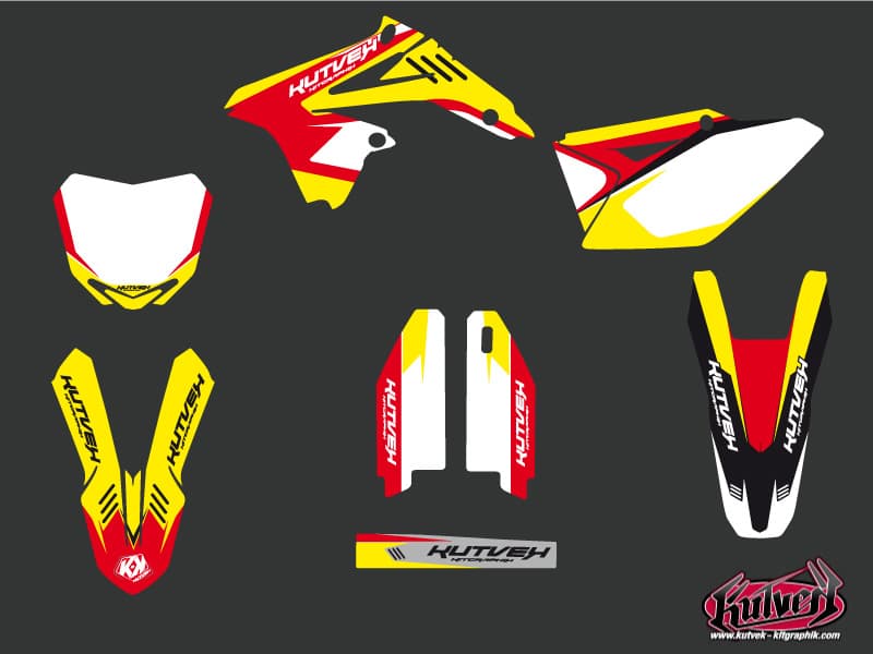 deko-set moto-cross chrono suzuki 450 rmz rot | Suzuki | Kutvek - View 2