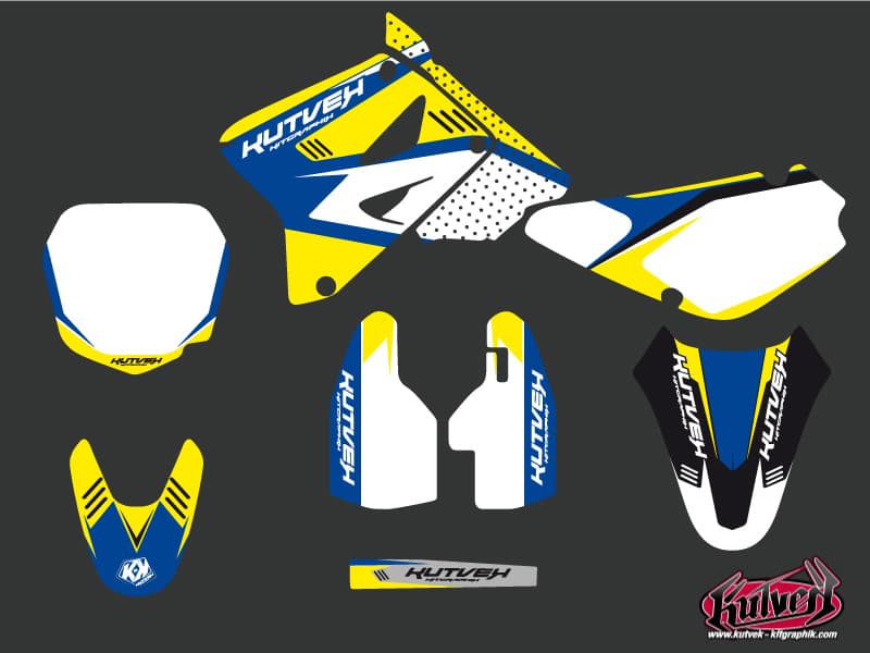 deko-set moto-cross suzuki rm 85 chrono blau | Suzuki | Kutvek - View 2