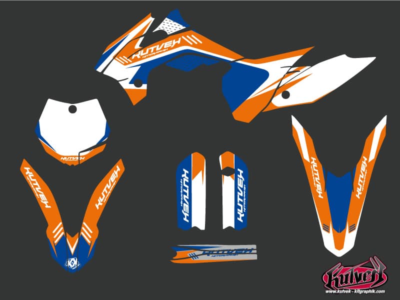 deko-set moto-cross chrono ktm 85 sx blau | KTM | Kutvek - View 2