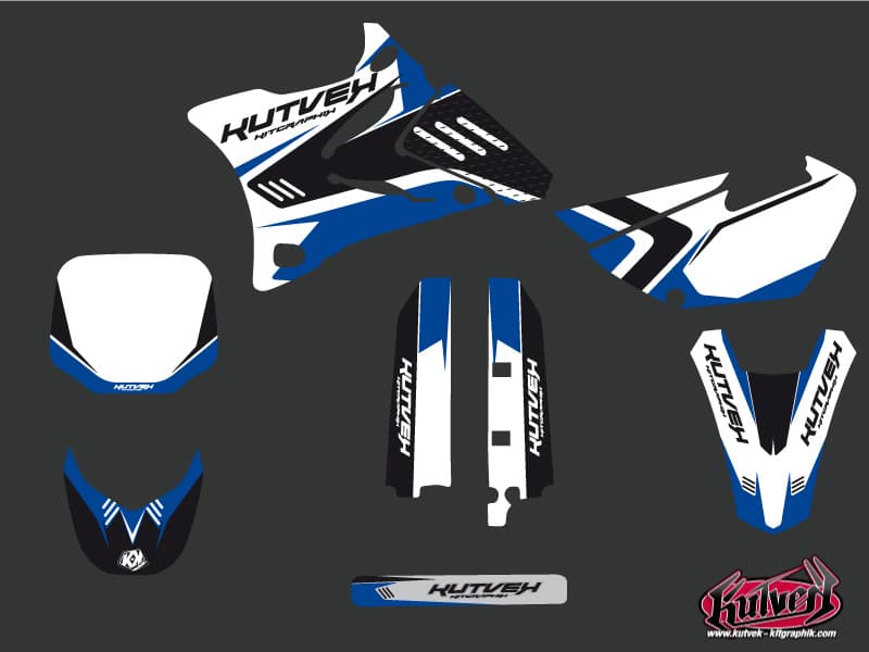 Kit graphique Moto Cross Chrono Yamaha 85 YZ | 85 YZ | Kutvek - View 2