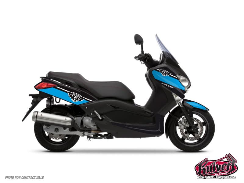 kit graphique maxi-scooter yamaha xmax 125 cooper bleu  