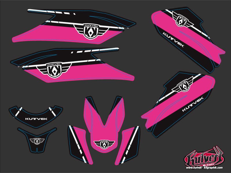 kit graphique maxi-scooter yamaha xmax 125 cooper rose | Yamaha | Kutvek - View 2