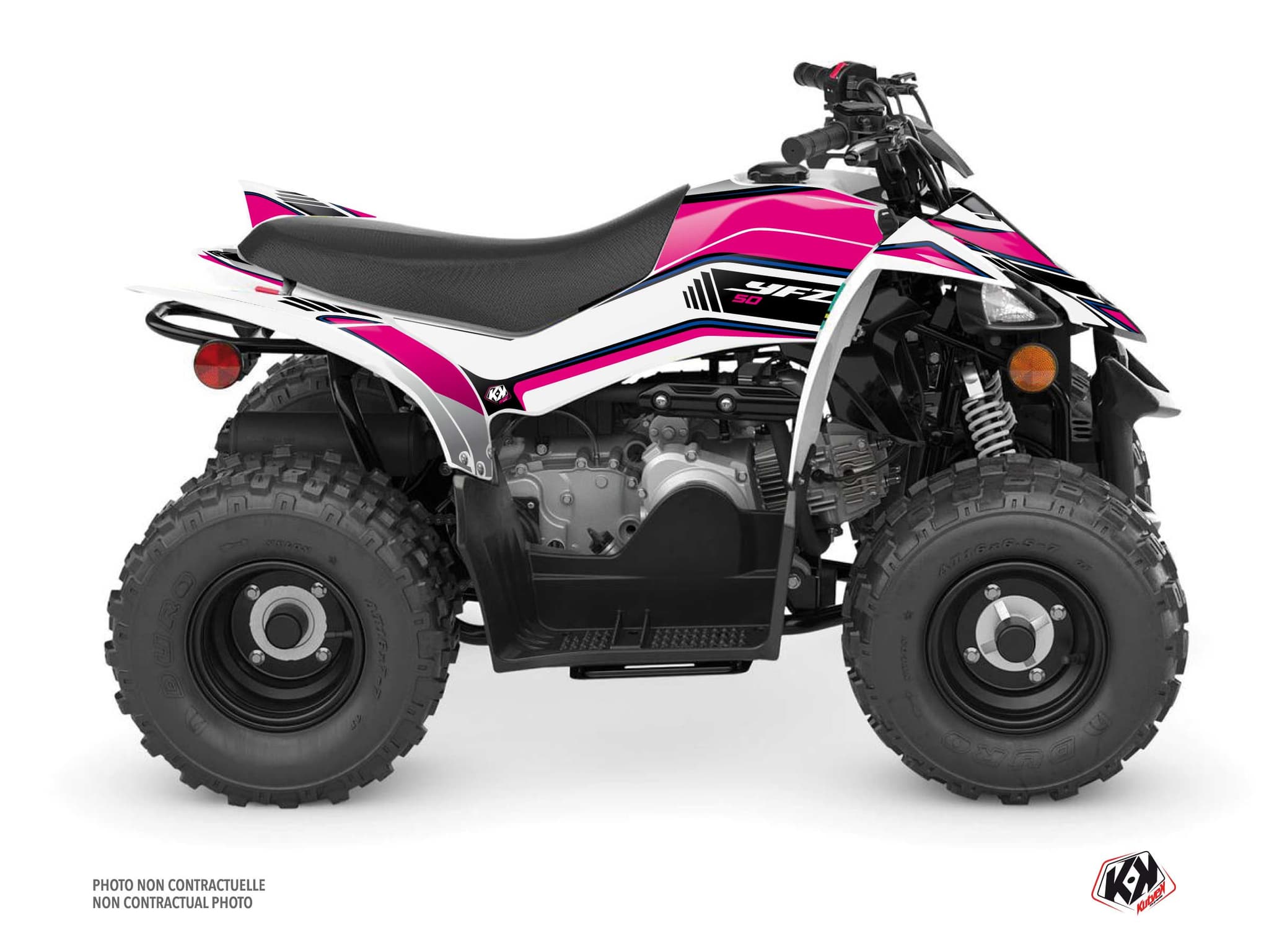 Kit Graphique Quad Corporate Yamaha 50 YFZ Rose