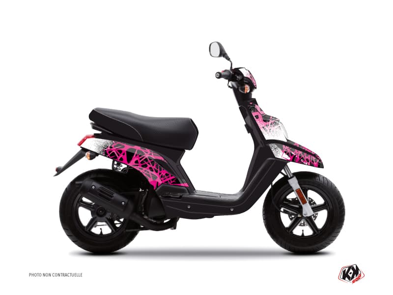 kit graphique scouter mbk booster cosmic rose  