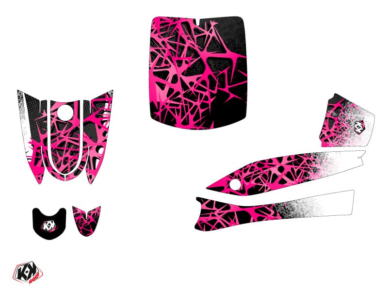 kit graphique scouter mbk eco-3 cosmic rose | MBK | Kutvek - View 2