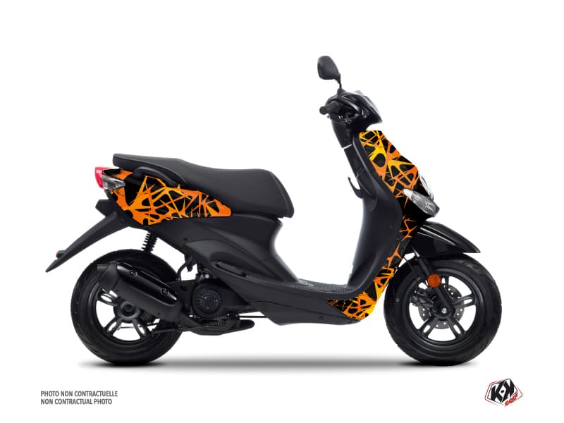 kit graphique scouter mbk ovetto cosmic orange  