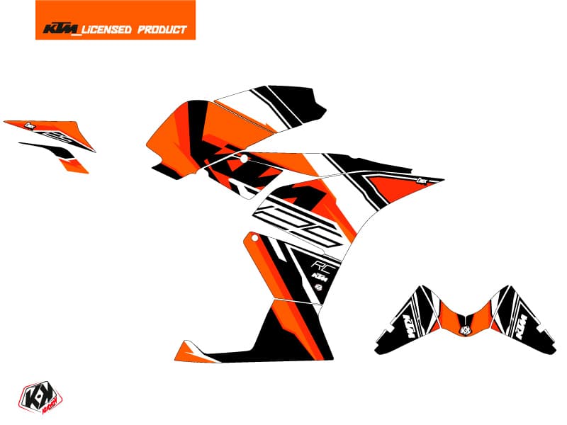 kit graphique moto ktm rc 125 crux orange | KTM | Kutvek - View 2