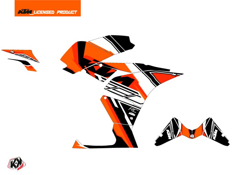 Kit graphique Moto Crux KTM 390 RC Orange | KTM | Kutvek - View 2
