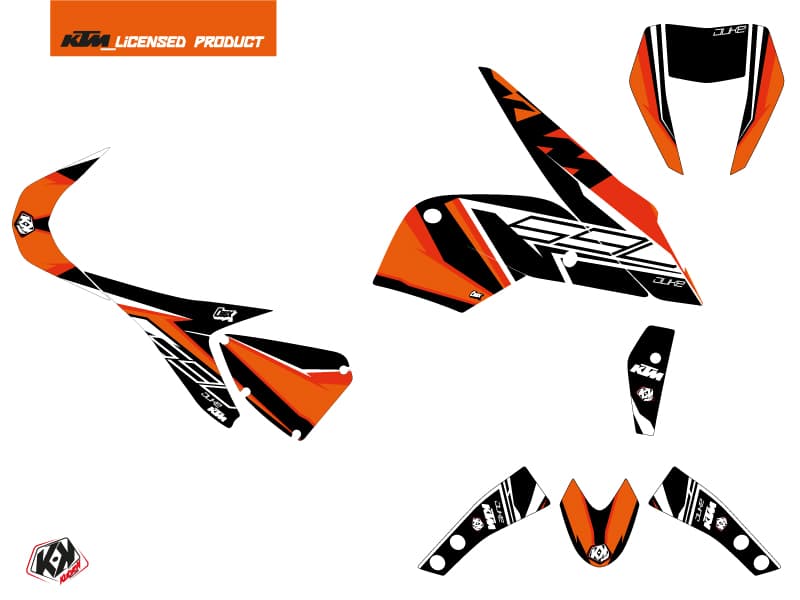 kit graphique moto ktm duke 690 r crux orange | KTM DUKE | Kutvek - View 2
