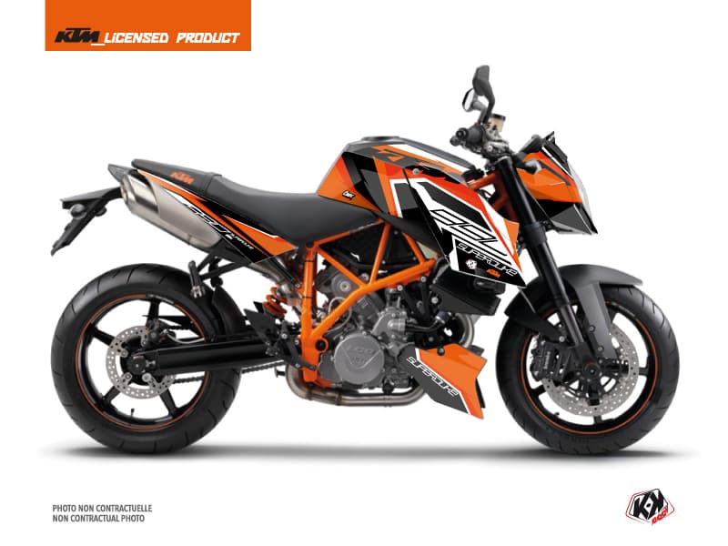 Kit graphique Moto Crux KTM Super Duke 990 Orange